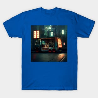 Cyberpunk Tokyo Ramen Food Truck T-Shirt